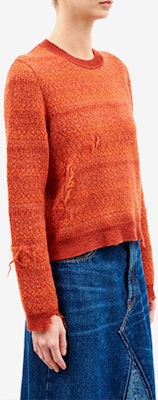 (W) Maison Margiela SS22 Suéter de Lana Colorblock Naranja S51HA1179S18004001F Shop (W) Maison Margiela SS22 Suéter de Lana Colorblock Naranja S51HA1179S18004001F