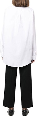 (W) Maison Margiela SS22 白色纯棉长袖中长款衬衫 SI0DL0001S52245100 Shop (W) Maison Margiela SS22 白色纯棉长袖中长款衬衫 SI0DL0001S52245100