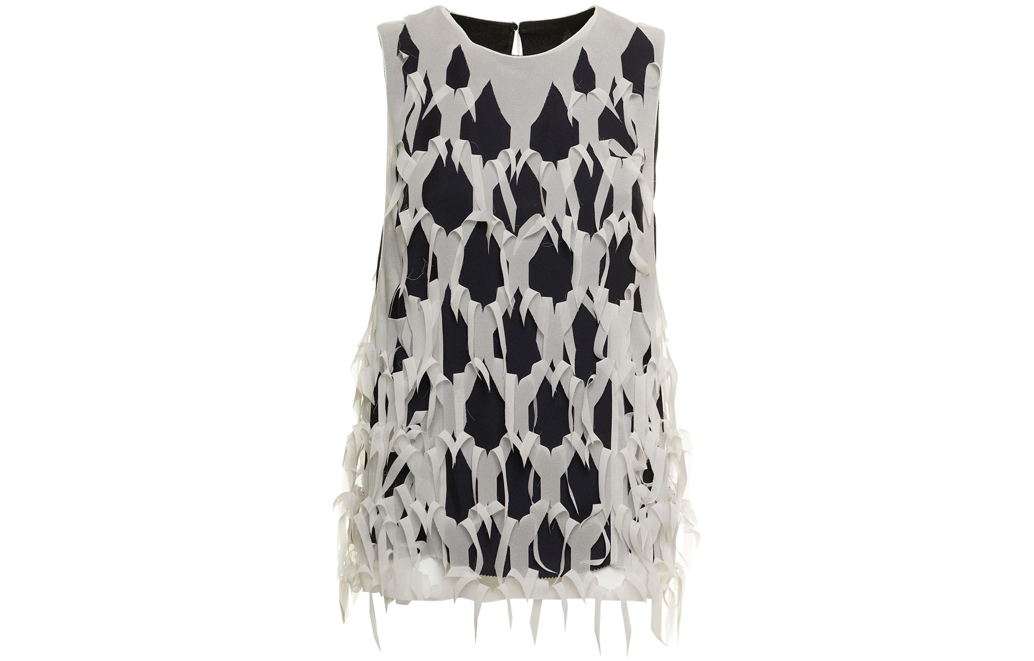 (Women) Maison Margiela SS22  White Sleeveless Loose Hollow-Out Shirt S51NC0616S54843102