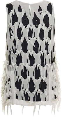 (W) メゾン マルジェラ SS22 ホワイト ノースリーブ ルース ホールアウト シャツ S51NC0616S54843102 Lookbook (W) メゾン マルジェラ SS22 ホワイト ノースリーブ ルース ホールアウト シャツ S51NC0616S54843102