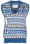 Buy (Women) Maison Margiela SS22 Distressed V-Neck Sleeveless Wool Sweater Women Blue. S31GP0093S17905001J