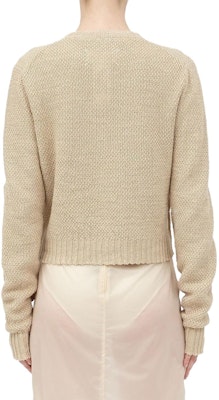 (W) Maison Margiela SS23 Baju Lengan Panjang Beige Rajut dengan Poket. S51HP0004S18200-113 Shop (W) Maison Margiela SS23 Baju Lengan Panjang Beige Rajut dengan Poket. S51HP0004S18200-113