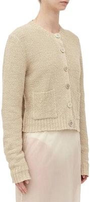 (W) Maison Margiela SS23 Baju Lengan Panjang Beige Rajut dengan Poket. S51HP0004S18200-113 Purchase (W) Maison Margiela SS23 Baju Lengan Panjang Beige Rajut dengan Poket. S51HP0004S18200-113