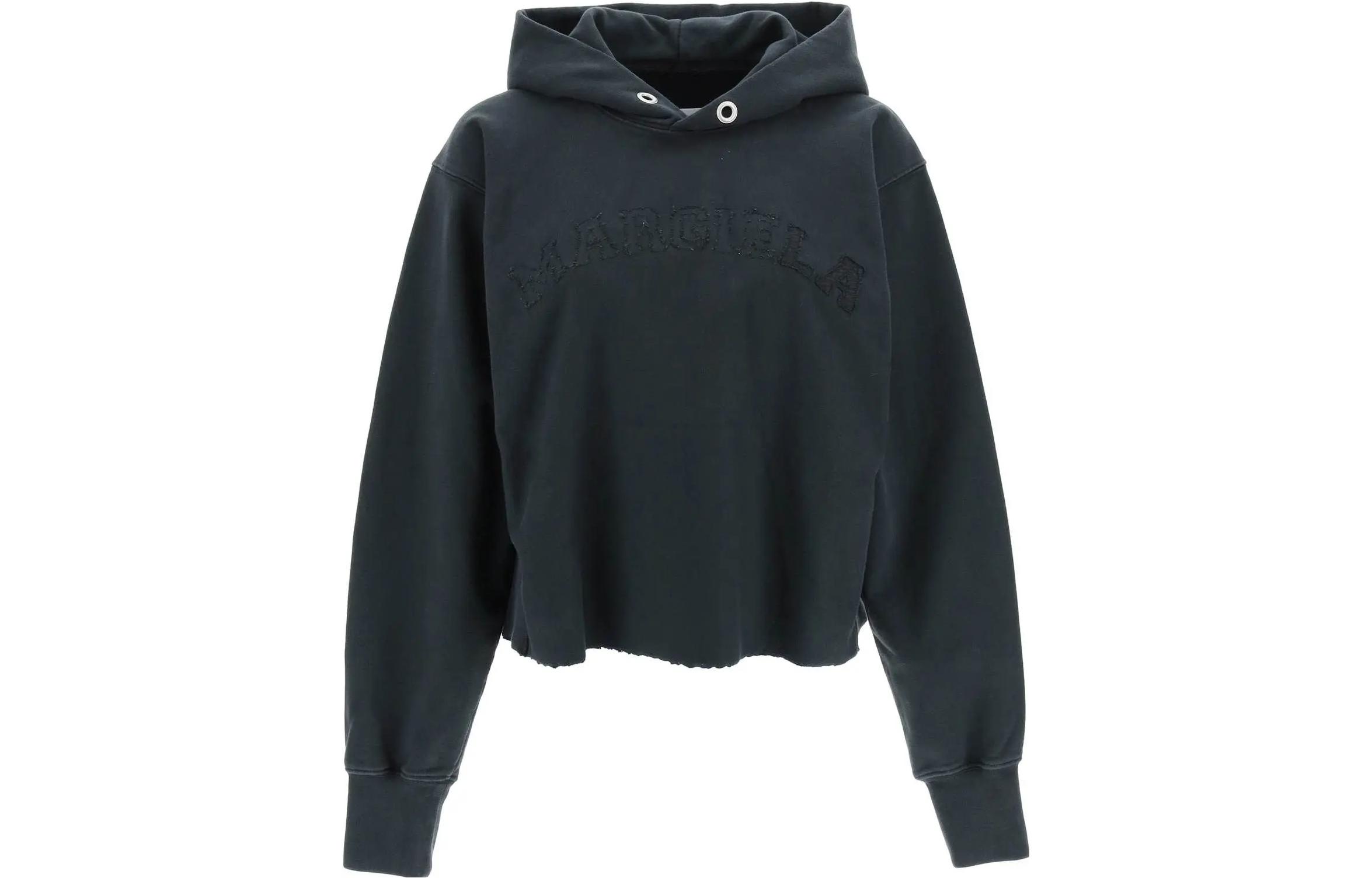 Order (W) Sudadera con Capucha Maison Margiela SS23 Azul Marino con Logo Bordado. S51GU0124S25520-861