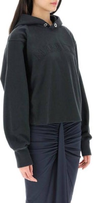 (W) Sudadera con Capucha Maison Margiela SS23 Azul Marino con Logo Bordado. S51GU0124S25520-861 Lookbook (W) Sudadera con Capucha Maison Margiela SS23 Azul Marino con Logo Bordado. S51GU0124S25520-861