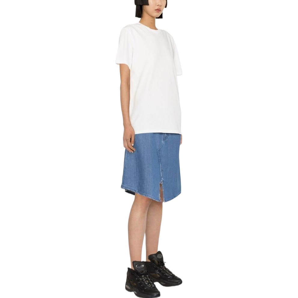 Cheap (W) Maison Margiela SS23 Kaos Polos Leher Bundar 3-Pack S50GC0687S23973-963