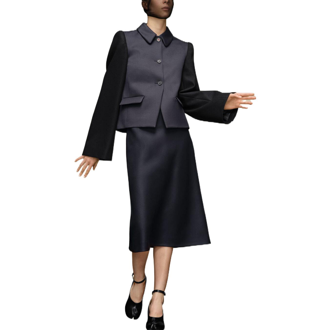 Lookbook (W) Maison Margiela SS23 女款羊毛斜紋海軍藍西裝外套 SI0BN0004S54881-511