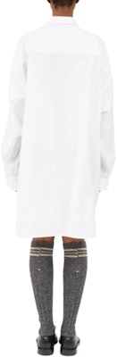 (W) Maison Margiela SS24 白色长袖纽扣中长款衬衫裙。 S51DL0253S54750100 Shop (W) Maison Margiela SS24 白色长袖纽扣中长款衬衫裙。 S51DL0253S54750100