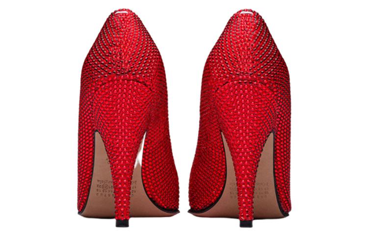 Shop Maison Margiela梅森馬吉拉 舒適休閒 細跟 高跟鞋 11cm 女款 紅色