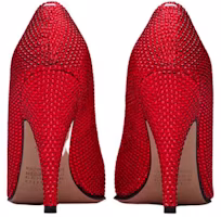 Shop (W) Maison Margiela Sepatu Stiletto 'Merah Nyaman Kasual' S39WL0124P5157T4028
