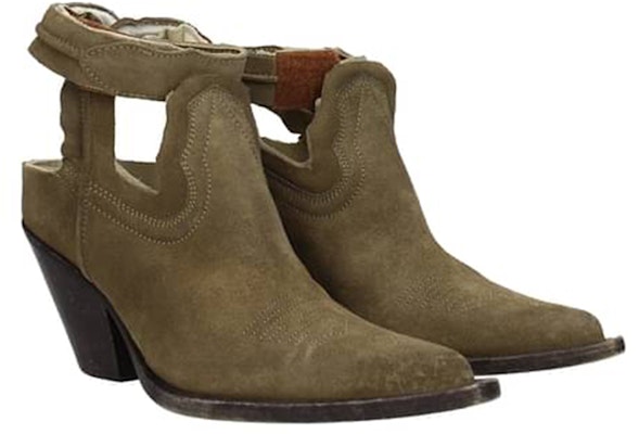 (W) メゾン マルジェラ スエード アンクルブーツ (グリーンベルベット) S39WP0052SY1197963 Order (W) メゾン マルジェラ スエード アンクルブーツ (グリーンベルベット) S39WP0052SY1197963