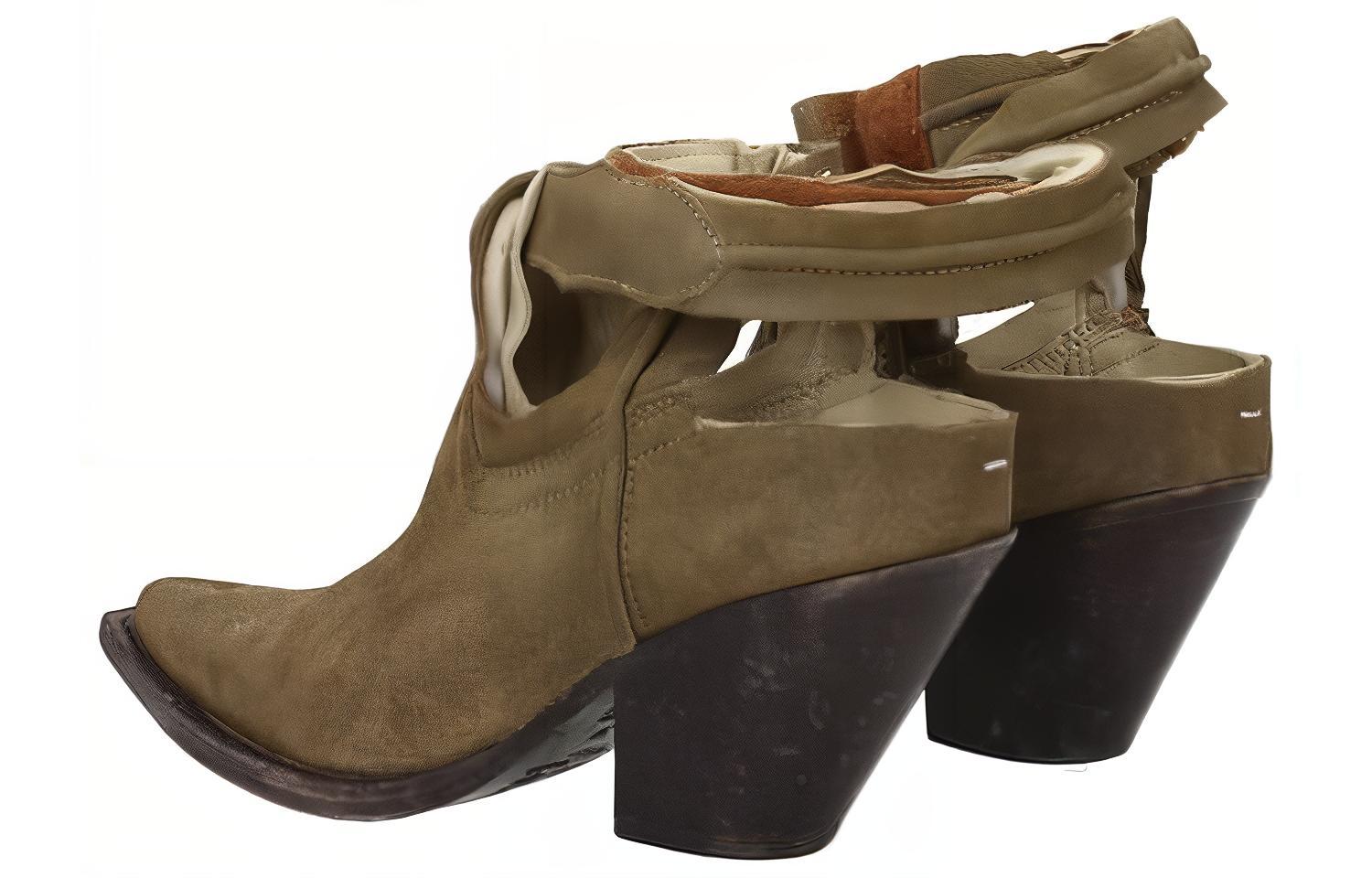 Lookbook (W) メゾン マルジェラ スエード アンクルブーツ (グリーンベルベット) S39WP0052SY1197963