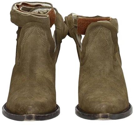 (W) メゾン マルジェラ スエード アンクルブーツ (グリーンベルベット) S39WP0052SY1197963 Shop (W) メゾン マルジェラ スエード アンクルブーツ (グリーンベルベット) S39WP0052SY1197963