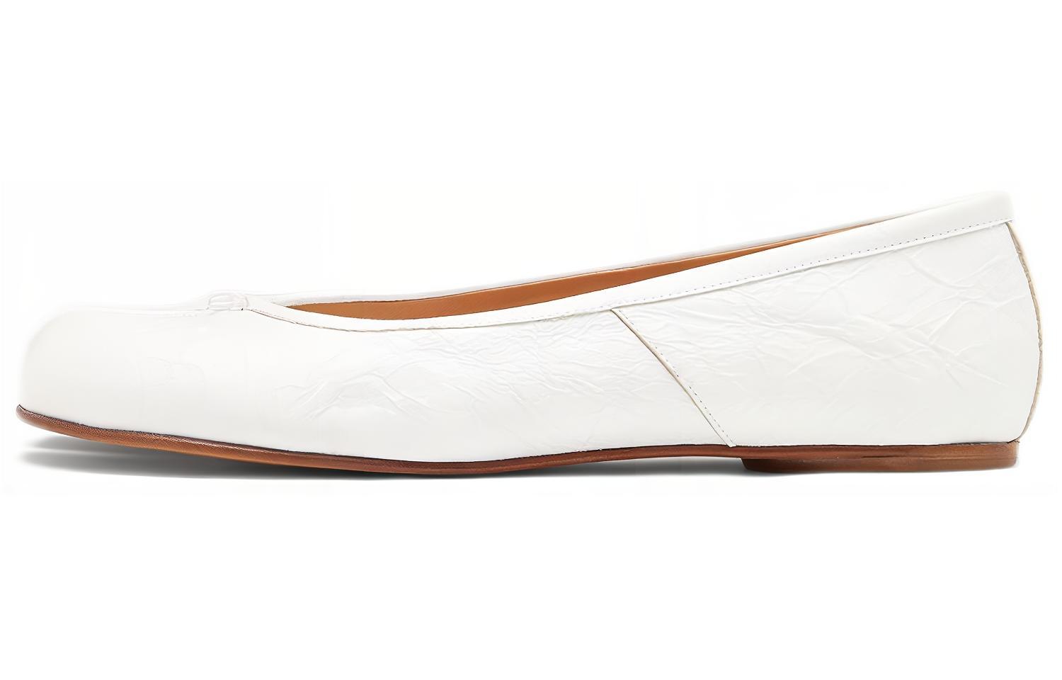 (Women) Maison Margiela Tabi 'Ballet Flat White' S58WZ0042P4717T1003