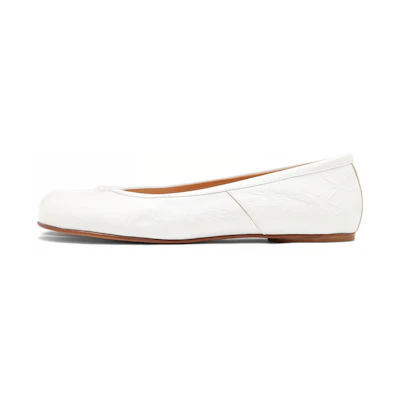 (W) Maison Margiela Tabi 'Ballet Flat White'