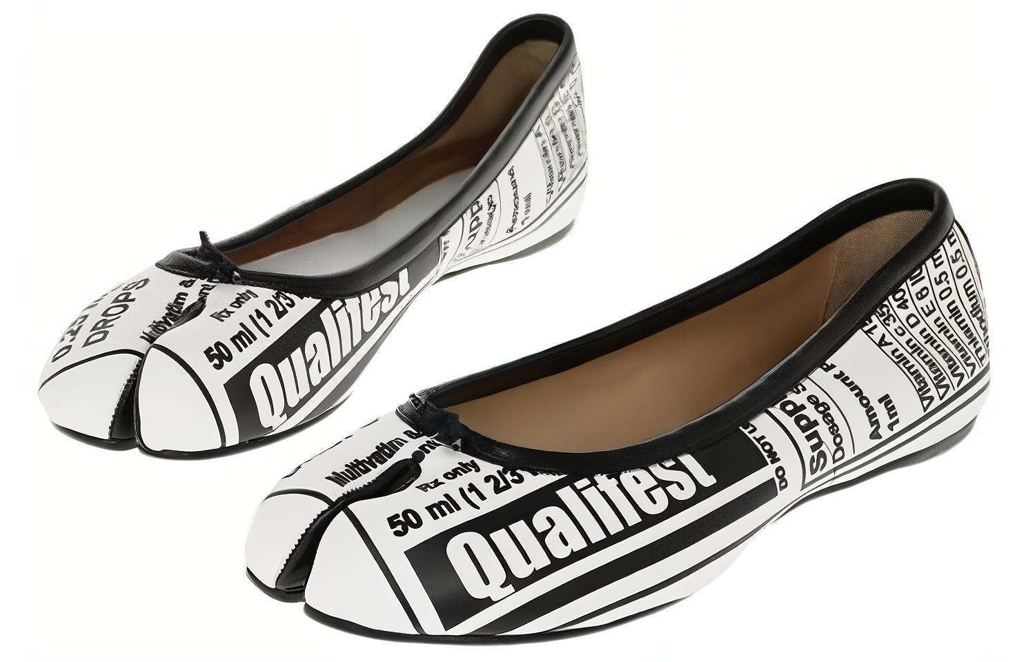(W) Maison Margiela Tabi 'Bicolor Ballet Flats' 圖 3