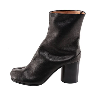(W) Maison Margiela Tabi 'Black Calfskin'