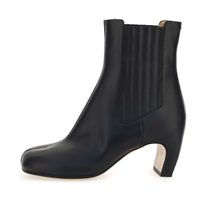 (W) Maison Margiela Tabi 'Black Calfskin'