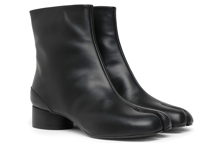 (W) Maison Margiela Tabi 'Black Calfskin' 圖 2