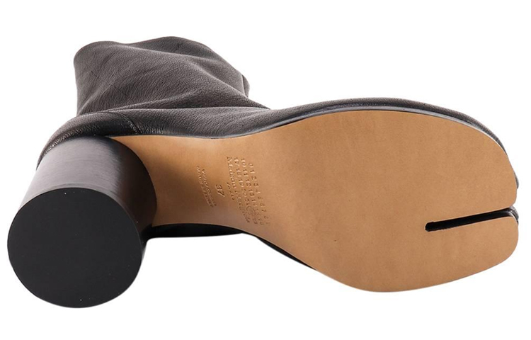 (W) Maison Margiela Tabi 'Black Calfskin' 圖 4