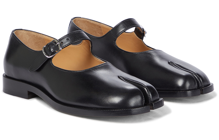 (W) Maison Margiela Tabi 'Black Flat' 圖 2