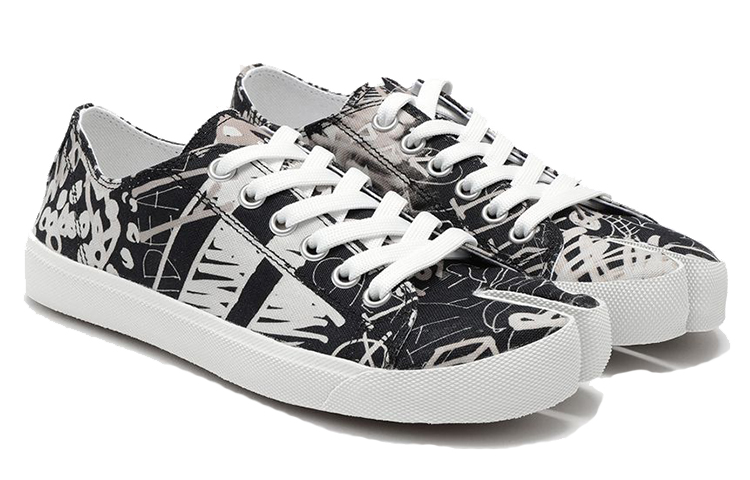 (W) Maison Margiela Tabi 'Black Graffiti' 圖 3