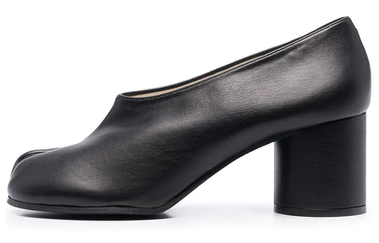 (W) Maison Margiela Tabi 'Black High-Heel'