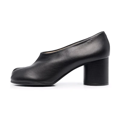 (W) Maison Margiela Tabi 'Black High-Heel'