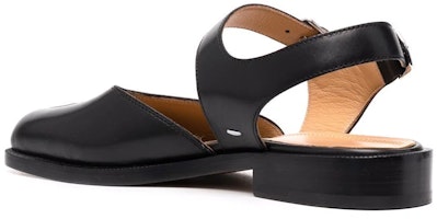 (W) Maison Margiela Tabi 黑色皮革可调节带靴 S58WP0249P3292T8013 Shop (W) Maison Margiela Tabi 黑色皮革可调节带靴 S58WP0249P3292T8013