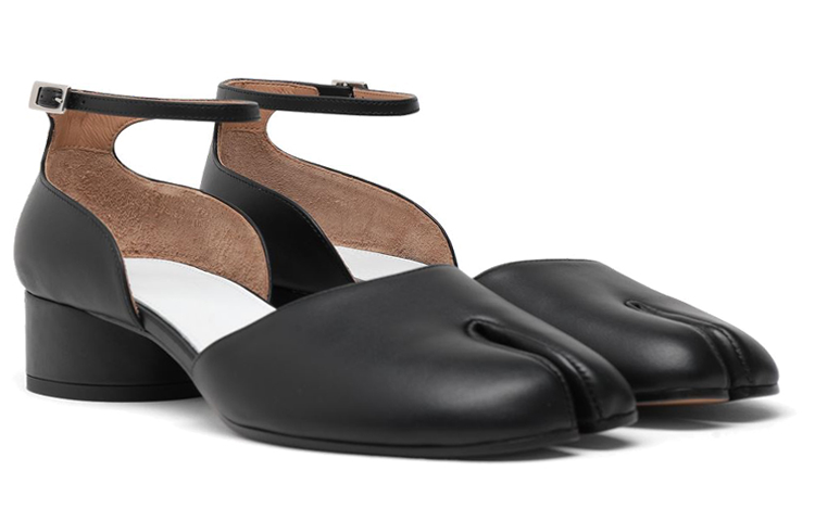 Shop (W) Maison Margiela Tabi '黑色系带凉鞋' S58WZ0045PR516T8013