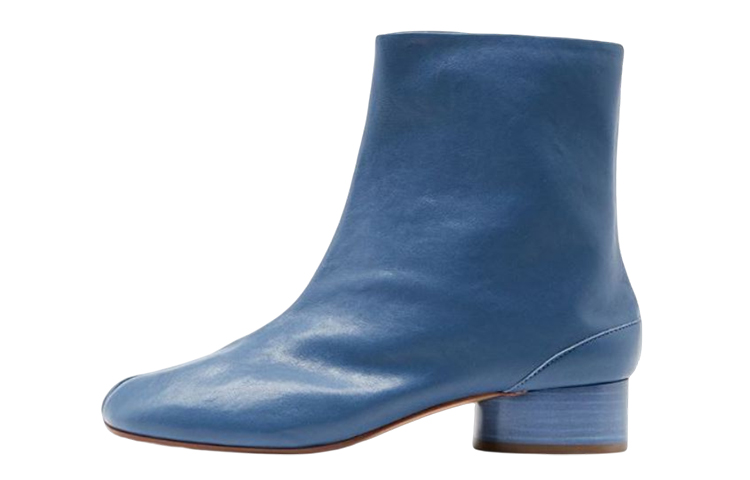 Buy (W) Maison Margiela Tabi 'Sepatu Boot Kulit Biru' S58WU0273P3753T6050