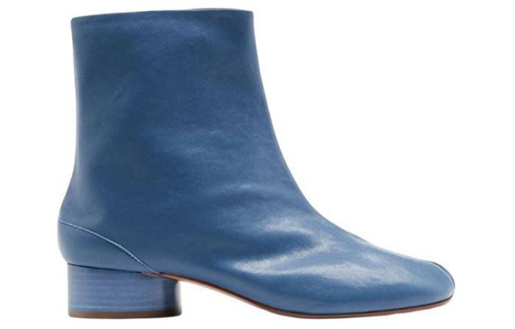 Order (W) Maison Margiela Tabi 'Sepatu Boot Kulit Biru' S58WU0273P3753T6050