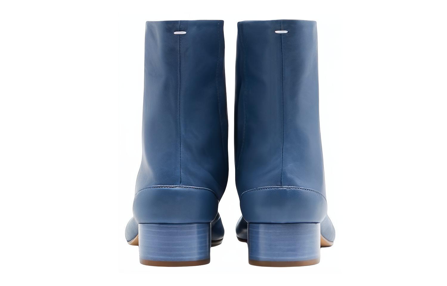 Purchase (W) Maison Margiela Tabi 'Sepatu Boot Kulit Biru' S58WU0273P3753T6050