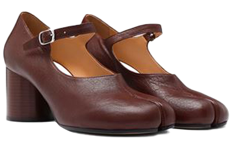 (W) Maison Margiela Tabi 'Brown Ankle Strap' 圖 2