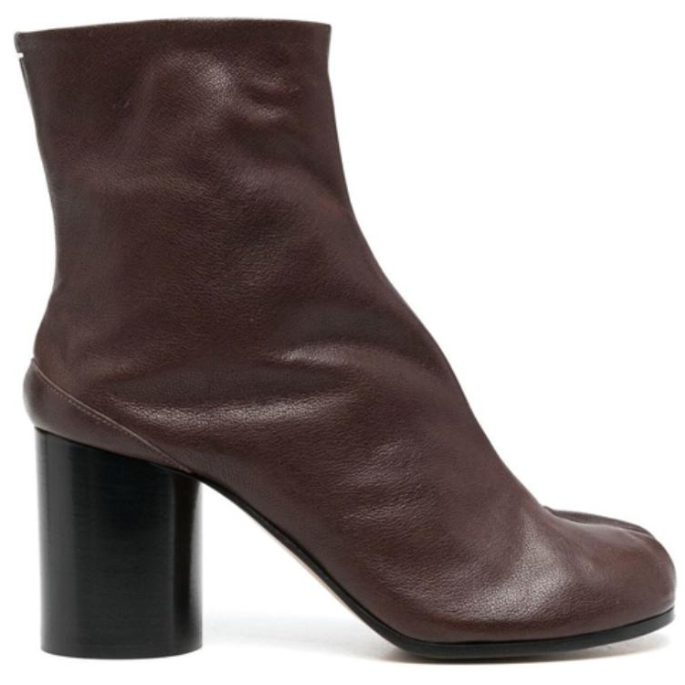 Order (W) Maison Margiela Tabi ''Botte en cuir marron à cheville'' S58WU0260PR058T2186