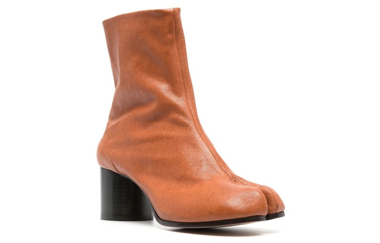 (W) Maison Margiela Tabi 'Brown Leather Boot' 圖 3