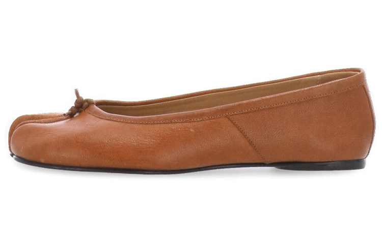 (Women) Maison Margiela Tabi 'Brown Leather Slip-On' S58WZ0042PR058T2335