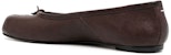(W) Maison Margiela Tabi 'Slip-On Kulit Coklat' S58WZ0042PR058T2186