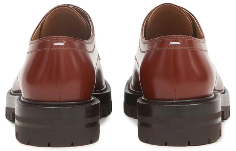 (W) Maison Margiela Tabi 'Brown Leather Split-Toe Lace-Up' 圖 5