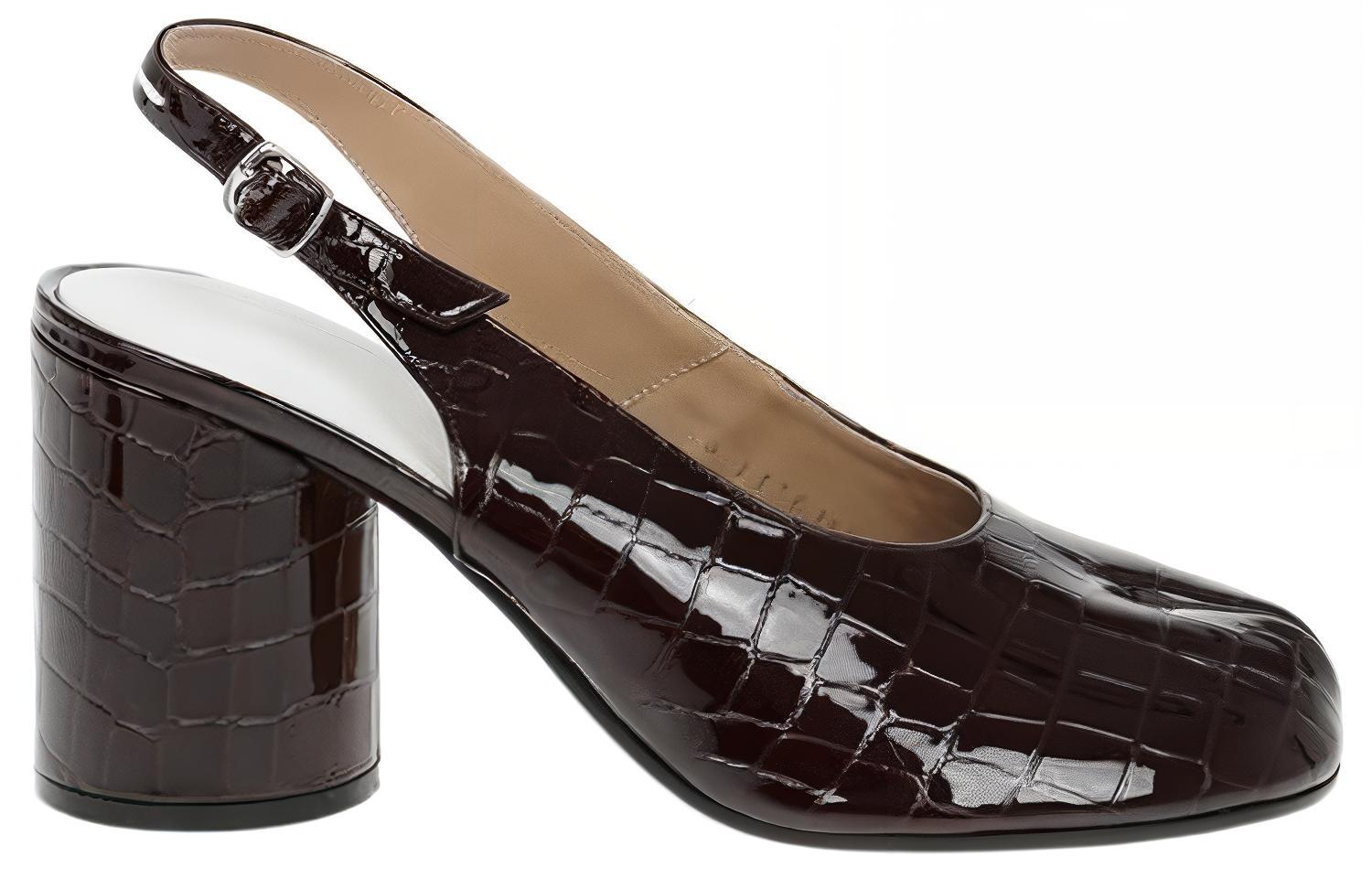 Order (W) Maison Margiela Tabi 'Burgundy Buckle' Sepatu pria wanita Burgundy Buckle S39WL0113P3837T2271