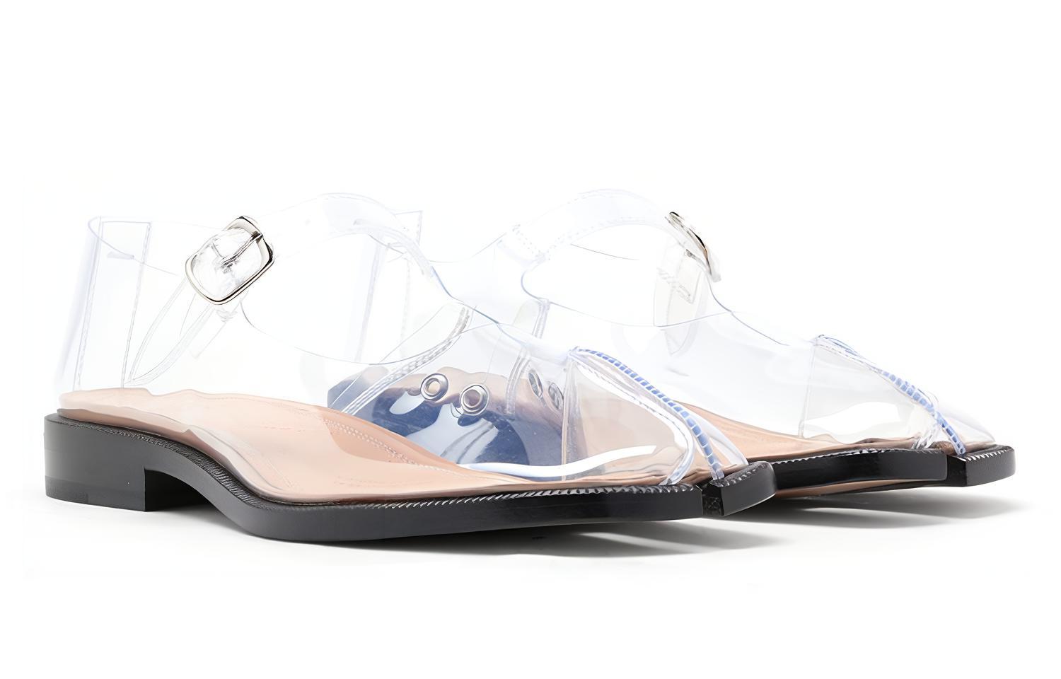 Lookbook Maison Margiela Tabi 休閒板鞋 女款 透明白