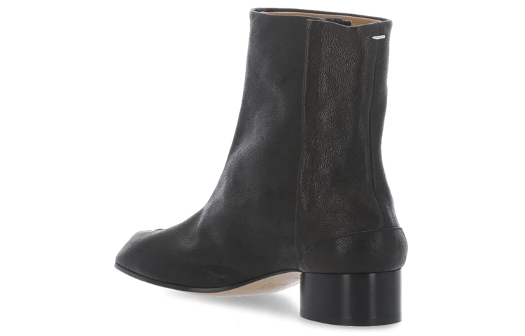 (W) Maison Margiela Tabi 'Distressed Black Leather Boot' 圖 4