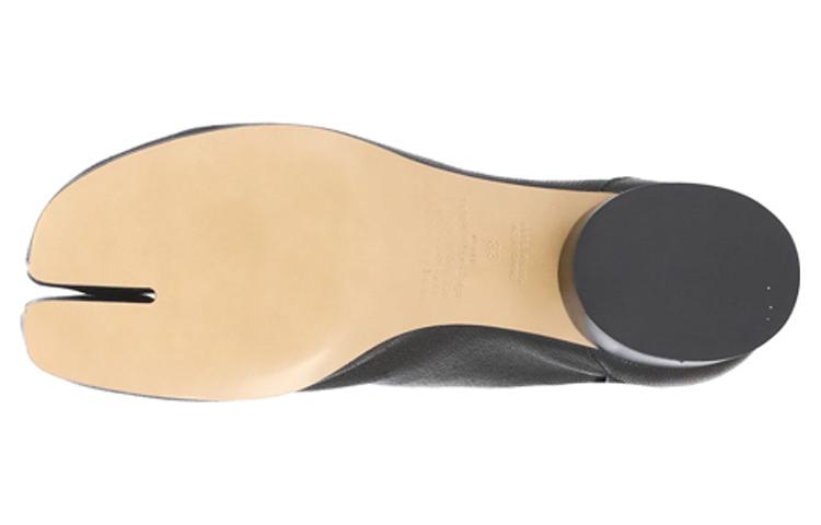 (W) Maison Margiela Tabi 'Distressed Black Leather Boot' 圖 5