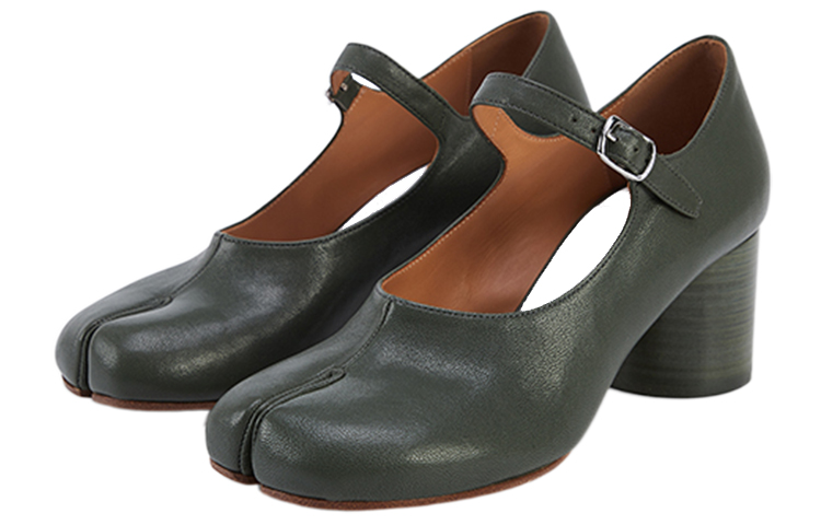 (W) Maison Margiela Tabi 'Green Buckle High Heel' 圖 3