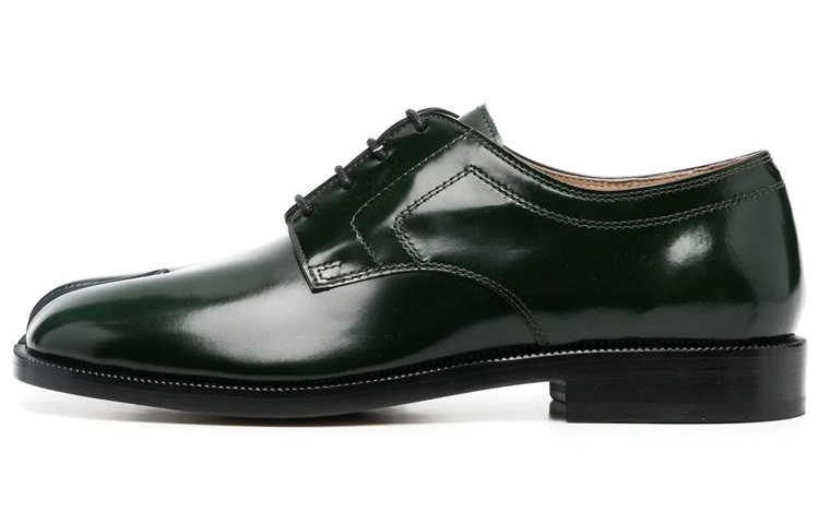 (Women) Maison Margiela Tabi 'Green Leather Lace-Up Split-Toe' S34WQ0021PS679T7041