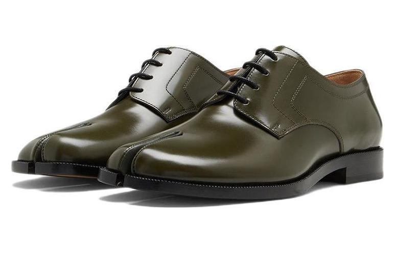 (W) Maison Margiela Tabi 'Green Leather Lace-Up' 圖 3