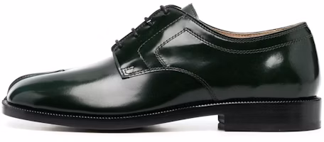 (Women) Maison Margiela Tabi 'Green Leather Lace-Up Split-Toe' S34WQ0021PS679T7041 (Women) Maison Margiela Tabi 'Green Leather Lace-Up Split-Toe' S34WQ0021PS679T7041