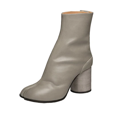 (W) Maison Margiela Tabi 'Grey Chunky Heel Ankle Boot'