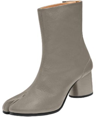 (W) Maison Margiela Tabi‘灰色皮革短靴’ S58WU0246P3753T8135 Buy (W) Maison Margiela Tabi‘灰色皮革短靴’ S58WU0246P3753T8135