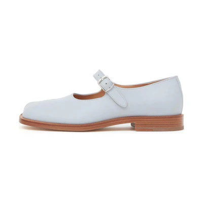 (W) Maison Margiela Tabi 'Light Blue Buckle Flats'